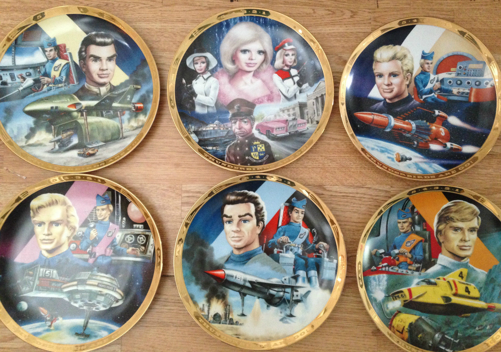 hamilton thunderbirds plates