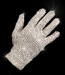 Iconic Michael Jackson white glove