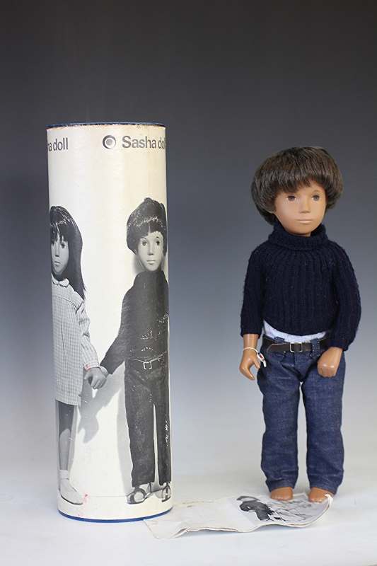 Details about   Vintage Trendon Sasha Gregor Denims 4-305 Doll In Original Box Made In England