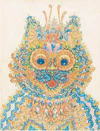 Louis Wain Wide Eyed Cat