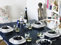 Royal Copenhagen Blue Flouted