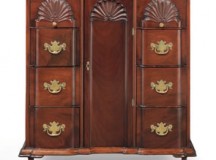 John Townsend chippendale document cabinet