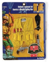 Hasbro G.I Joe Action Pilot Air Force Mae West Air Vest and Equipment Set