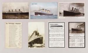 titanic postcards christies