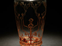 lalique frise aigles vase