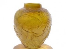 rene lalique archers vase