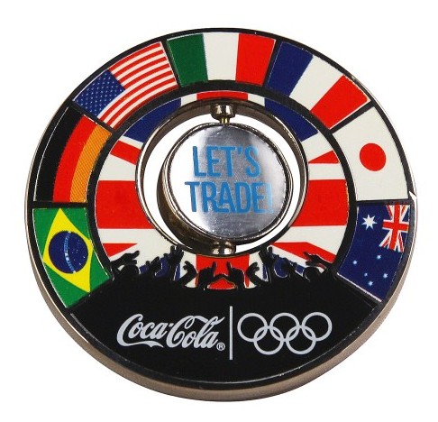 coca cola olympic pin