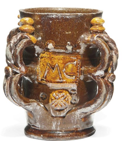 wrothampotteryfourhandledtygc1630