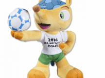2014 FIFA World Cup Brazil(TM) Fuleco 22cm Plush Mascot