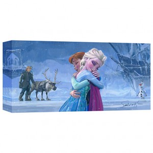 Frozen The Warmth of Love Giclée on Canvas by Jim Salvati
