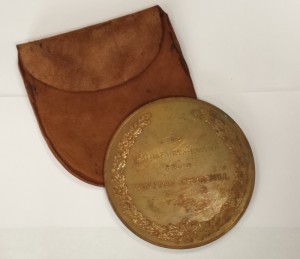 A rare Winston Churchill Salute the Great Coalition Medal 1940-1945 dedicated to Paul Emrys-Evans