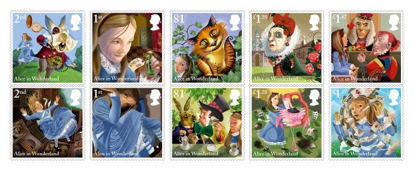 Alice 150th stamps