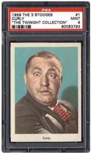 curly three stooges 1959 fleer card