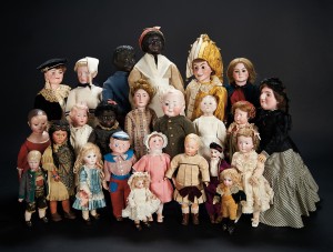 Rare French Bébés German Characters and American Folk Dolls