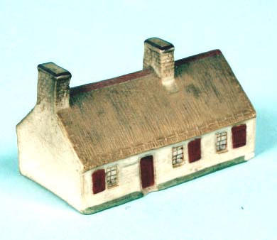 A WH Goss model of Robert Burns cottage
