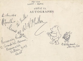 e h shepard Winnie The Pooh The Wine Waiter s