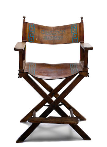 A CHARLTON HESTON DIRECTOR'S CHAIR