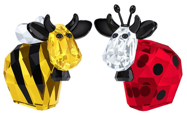 swarovski lovlots ladybord bumblee bee