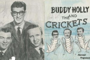 An autographed Buddy Holly and The Crickets UK Tour programme 1958