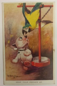 bonzo keep your pecker up