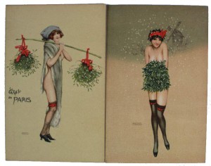 Raphael Kirchner The Paris Mistletoe The Mistletoe Muff