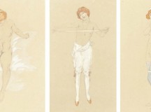 Raphael Kirchner pencil watercolour