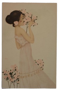 Raphel Kirchner girl in lilac dress