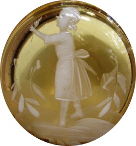 girl picking flowers