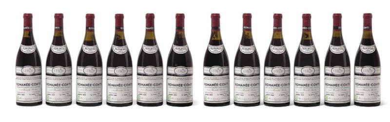 12 bottles Domaine de la Romanée-Conti Romanée-Conti 1988