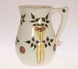 A Della Robbia Pottery Jug By Ruth Bare