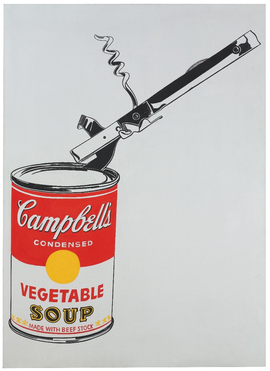 Andy Warhols Soup Can with Can Opener Vegetable