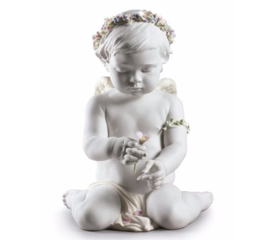 lladro CHERUB OF OUR LOVE