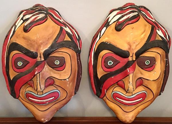 1960s Filey Butlins Beachcomber Bar Masks