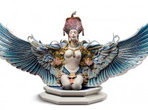 Lladro Winged fantasy Woman Sculpture