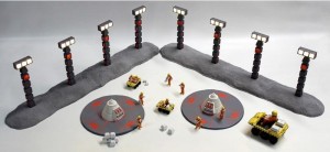 space 1999 nuclear waste area diorama layout