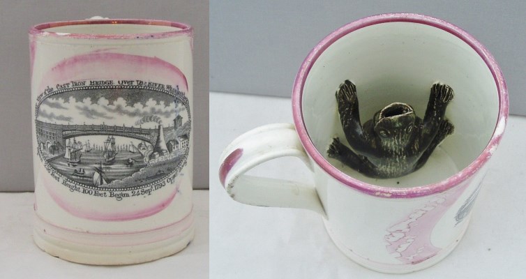 sunderland bridge frog mug