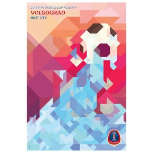2018 FIFA World Cup Russia™ Poster Host City Volgograd