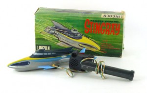 A Lincoln International remote control Stingray from the Gerry Anderson TV series