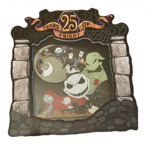 Nightmare Before Christmas 25th Anniversary Jumbo Pin Walt Disney World