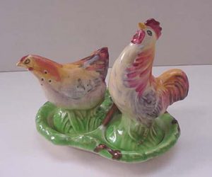 3 Piece Royal Winton Chanticleer Cruet Set