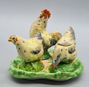 4 Piece Royal Winton Chanticleer Cruet Set