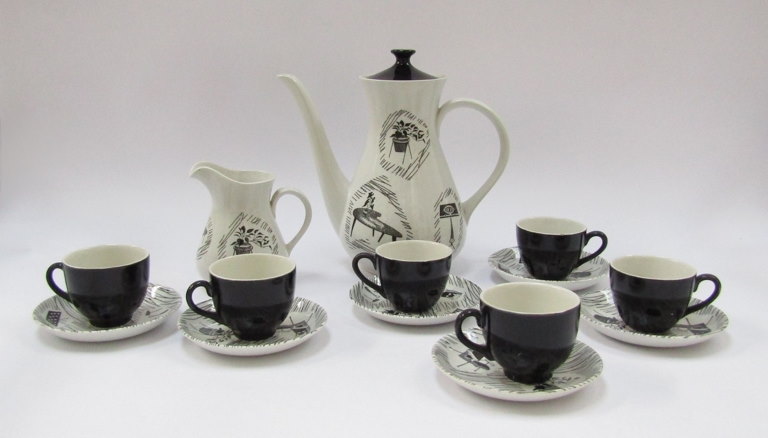A Homemaker part coffee set by Ridgway designed by Enid Seeney