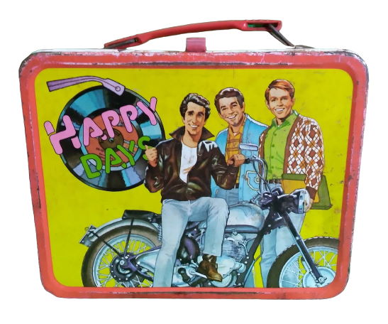 Happy Days TV Show Vintage Metal Lunch Box