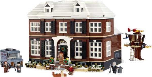 LEGO Ideas Home Alone set built with pieces