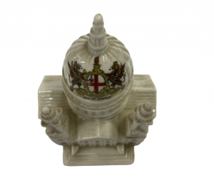 St Pauls Cathedral Crested China by ARCADIAN view from above showing crest
