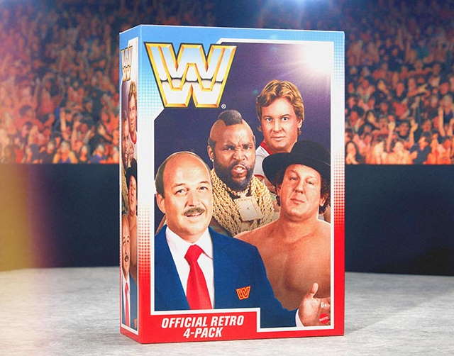 Retro Royal Rumble Figures from Mattel Official Retro 4 pack