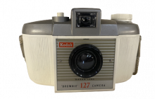 The White Kodak Brownie 127 Camera