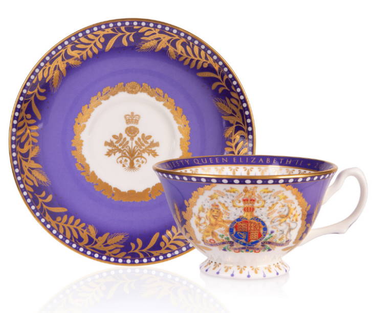 The Royal Collection Platinum Jubilee Teacup And Saucer