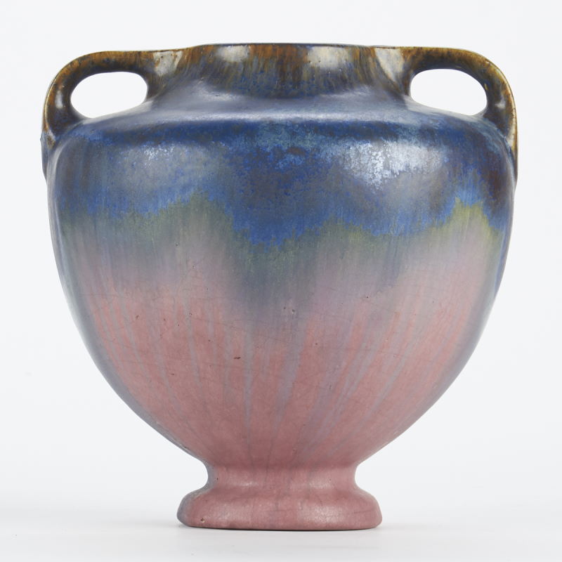 Fulper Pottery two handled ceramic vase