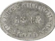 free church of scotland communion token
